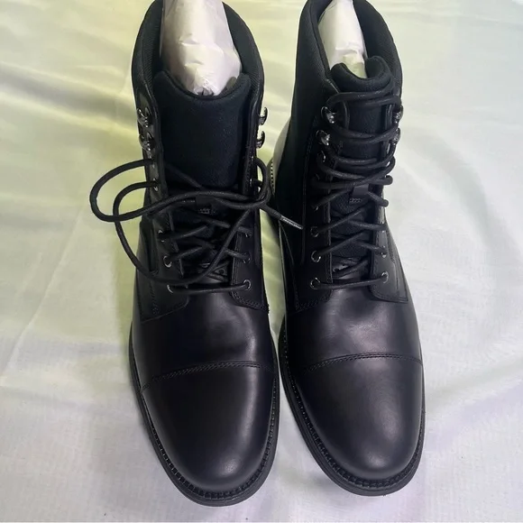 Cole Haan Ten Year Anniversary Ed. New Black Men's Lace Lightweight 12M Boots - Picture 3 of 10